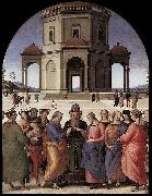 Marriage of the Virgin Pietro Perugino